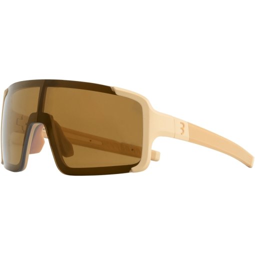 Photo produit de BBB Cycling Chester Narrow BSG-73 Lunettes vélo - matt almond | MLC amber flash mirror