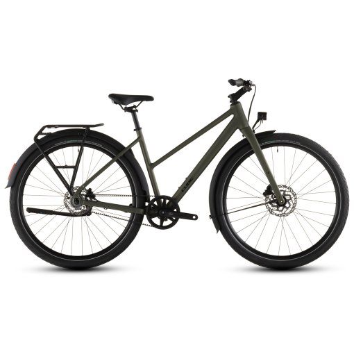 Kuva tuotteesta CUBE EDITOR ONE FE - Trapeze - Kaupunkipyörä - 2026 - reedgreen / black