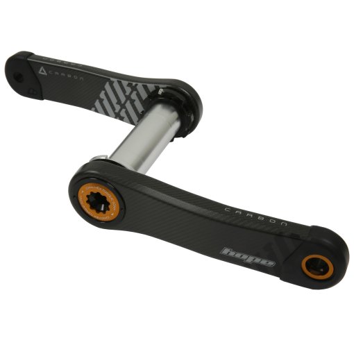 Produktbild von Hope Carbon Kurbel - No Spider | 68/73mm - orange