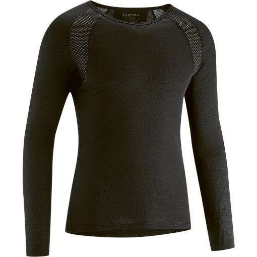 Foto de Gonso Camiseta Interior de Manga Larga Hombre - Base Therm - Negro