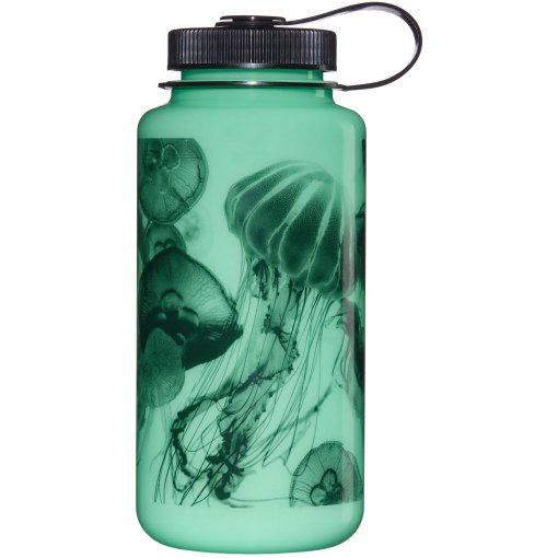 Photo produit de Nalgene Gourde - Wide Mouth Sustain - 1L - glow black jellyfish