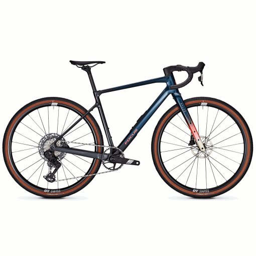 Productfoto van FOCUS ATLAS 8.8 - S1000 AXS - Carbon gravel bike - 2026 - azurblue / diamondblack