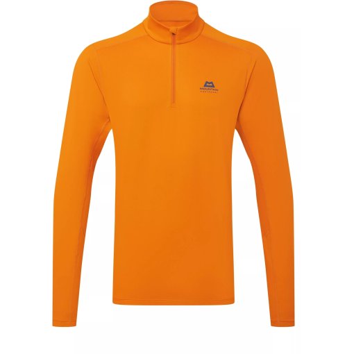 Foto de Mountain Equipment Camiseta de Manga Larga Hombre - Cerrig Zip T ME-007462 - rust