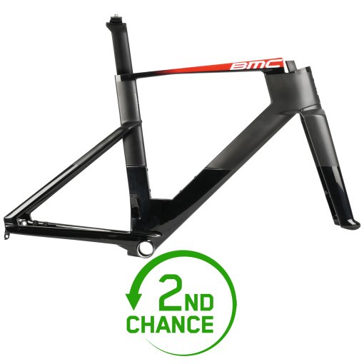 Produktbild von BMC SPEEDMACHINE 01 MOD - Carbon Triathlon Rahmenset - 2024 - carbon black / neon red - B-Ware - SC002