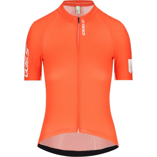 Productfoto van Q36.5 Gregarius Pro Signature Fietsshirt met Korte Mouwen Dames - tangerine red
