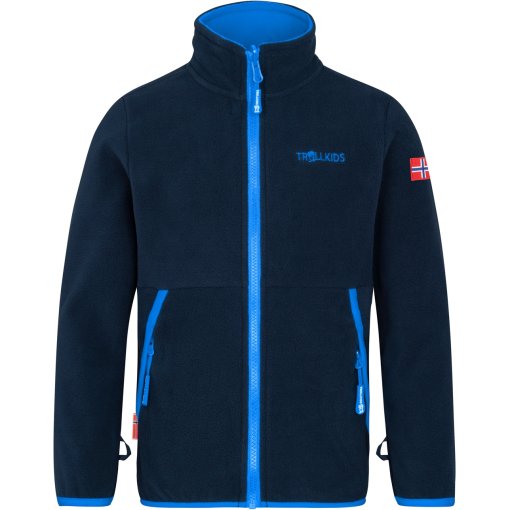 Foto de Trollkids Chaqueta Polar Niño - Storfjord - Navy/Medium Blue