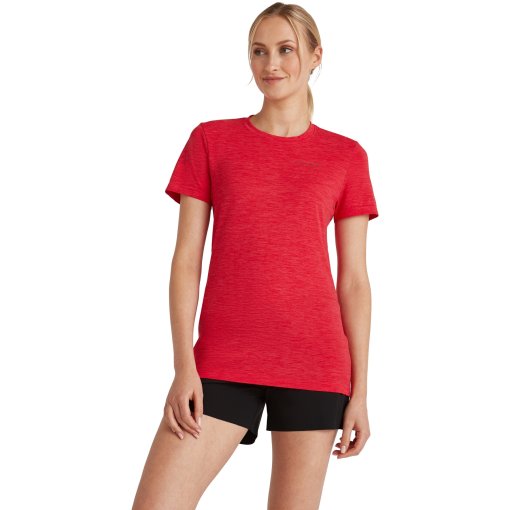 Foto de Falke Camiseta Mujer - RU Seamless Melange - scarlet 8070