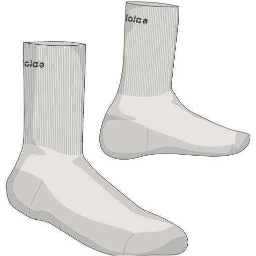 Photo produit de Maloja DocciM. Chaussettes - shaded white 1148
