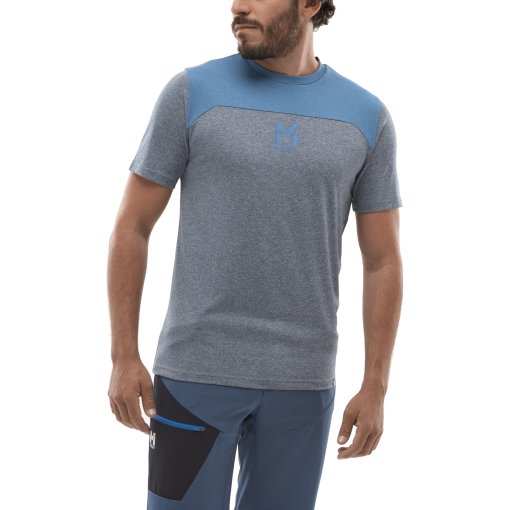 Foto de Millet Camiseta Hombre - Seneca Heather - Saphir/Coronet Blue