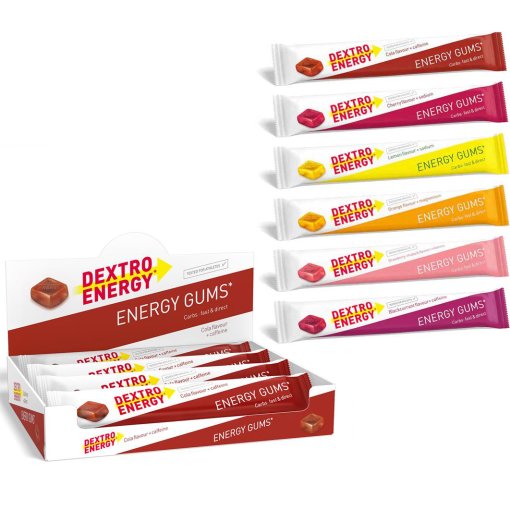 Productfoto van Dextro Energy* Gums - Fruitgommen - 8x45g