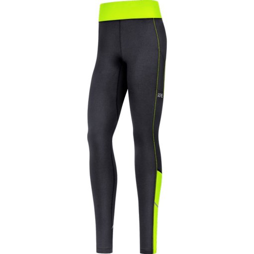 Photo produit de GOREWEAR Leggings Thermiques Femme - R3 - noir/neon yellow 9908