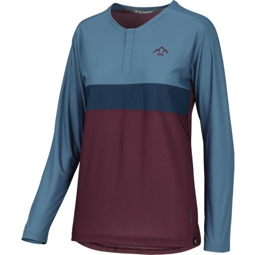 Immagine prodotto da iXS Maglia a Maniche Lunghe Donna - Flow XTG Henley - raisin/marine