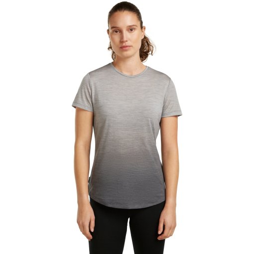 Picture of Icebreaker Merino 125 Cool-Lite™ Sphere Short Sleeve Tee Alta Women - Metro Hthr
