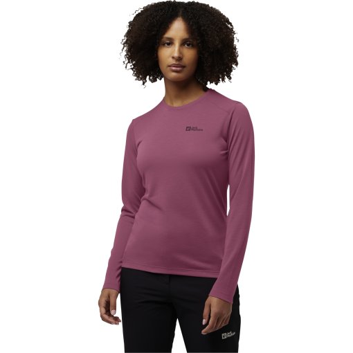 Foto de Jack Wolfskin Camiseta de Manga Larga Mujer - Vonnan - raisin