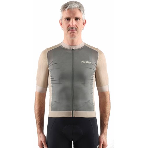 Foto de PEdALED Maillot de Manga Corta Hombre - E. - Beige