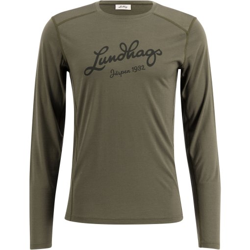 Foto de Lundhags Camiseta de Manga Larga Hombre - Fulu Merino - Forest Green 604