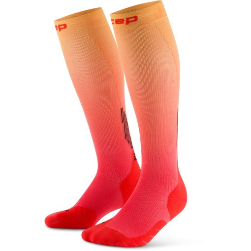 Immagine prodotto da CEP Calze a Compressione Uomo - Core Run Edt. Gradient Tall - red/marigold fade