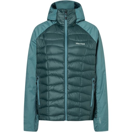 Produktbild von Marmot GridLite Daunen-Kapuzenjacke Damen - water cave/seafloor