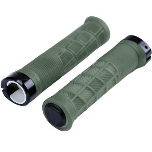 Produktbild von ACID DISRUPT SLIM Lock-On Lenkergriffe - olive transluzent