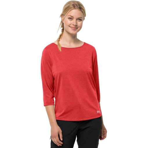 Foto de Jack Wolfskin 3/4 Camiseta Mujer - JWP - tango orange