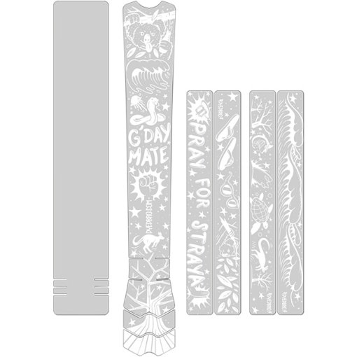 Immagine prodotto da DYEDBRO Pellicola Protettiva per Telaio - Pray for Straya - white matte