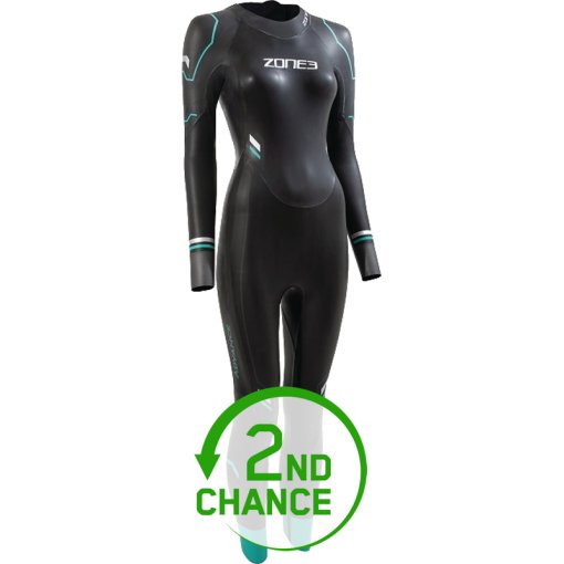 Produktbild von Zone3 Advance Neoprenanzug Damen - schwarz/türkis/gunmetal - B-Ware