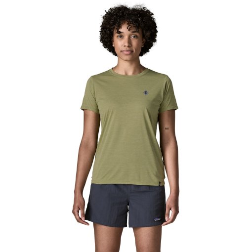 Foto de Patagonia Cap Cool Daily Camiseta para mujeres - Hut Tripper - Gumtree Green