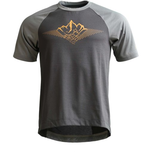 Foto de Zimtstern Maillot MTB de Manga Corta Hombre - PureFlowz - Pirate Black/Gun Metal