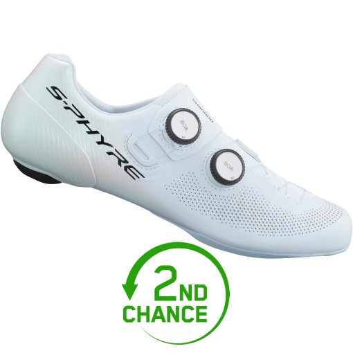 Produktbild von Shimano S-Phyre SH-RC903 Rennrad Schuhe Herren - Breit - weiß - B-Ware