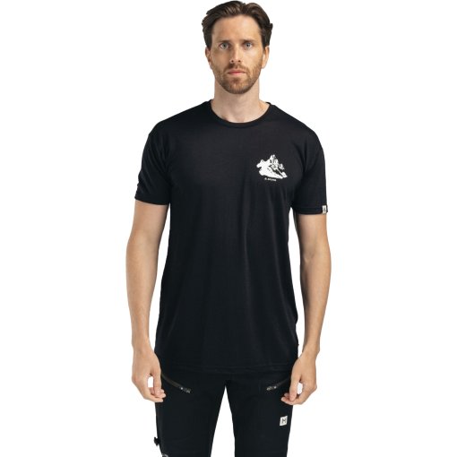 Produktbild von Aclima Lightwool Mountain Tee Herren - jet black