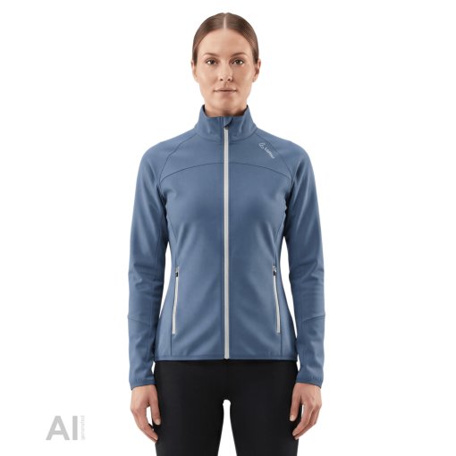 Produktbild von Löffler Alpha Airblocc Light Jacke Damen - cornflower 462