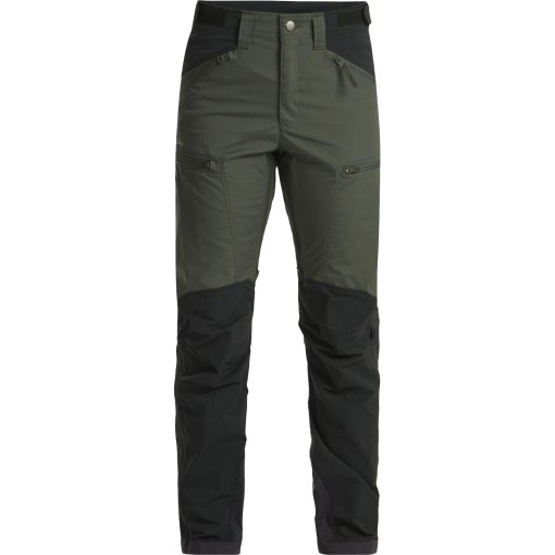 Foto de Lundhags Pantalones Mujer - Makke High Waist Curved - Forest Green/Negro 62010