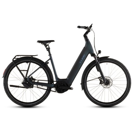 Foto de CUBE Bicicleta Eléctrica - SUPREME HYBRID Deluxe SLT 600 - Easy Entry - 2026 - metalblue / reflex