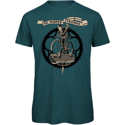 Immagine prodotto da RTTshirts Maglietta Bicicletta Uomo - San Giorgio - blu