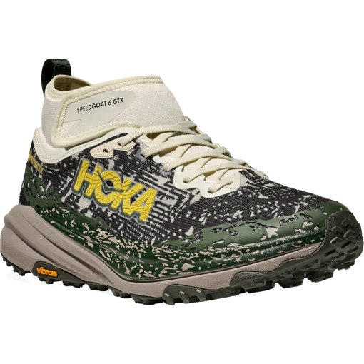 Image de Hoka Chaussures Running Homme - Speedgoat 6 Mid GTX - truffle salt / cement