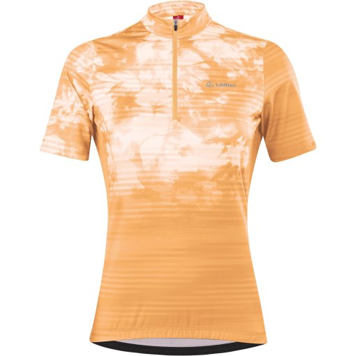 Foto de Löffler Maillot Ciclismo Half Zip Mujer - Spirit Mid - papaya 275