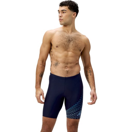 Produktbild von Speedo Medley Logo Jammer Herren - navy/lagoon blue
