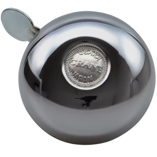 Foto van Crane Bell Co. Riten Fietsbel - Steel Band Mount - chrome plated