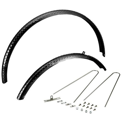 Produktbild von Dia Compe ENE F-3 Schutzblech-Set 700x35 - Schwarz gehämmert