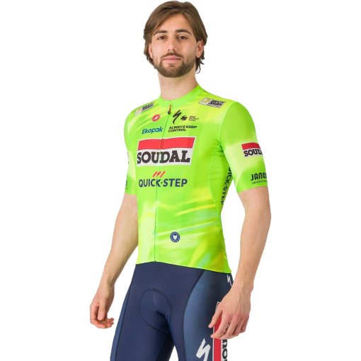 Foto de Castelli Maillot de Manga Corta Hombre - Visibility 25 - electric lime 383