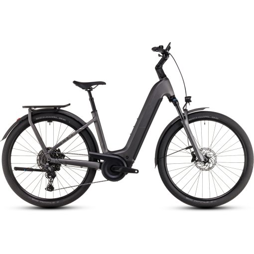 Immagine prodotto da CUBE Bici Elettrica Trekking Easy Entry - KATHMANDU HYBRID Pro 800 - 2025 - slabgrey / chrome