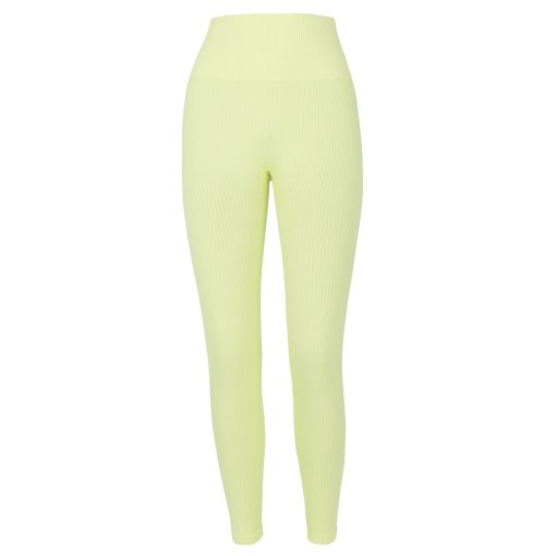 Foto de Röhnisch Malla Mujer - Seamless Rib - Pale Lime Yellow