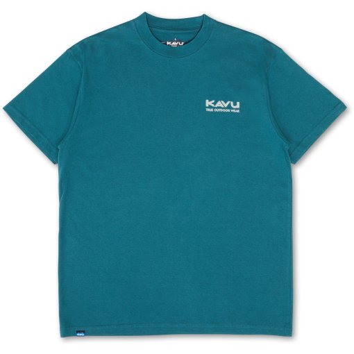 Produktbild von KAVU Snow Day T-Shirt Herren - Transformative Teal