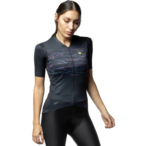 Foto de Alé Maillot de Manga Corta Mujer - PR-E Megabyte - negro