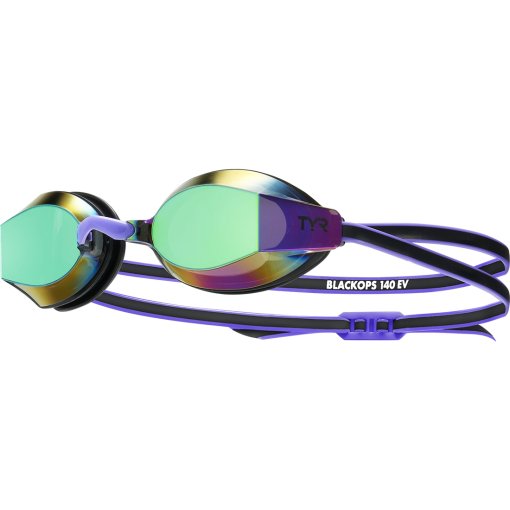 Picture of TYR Black Ops 140 EV Racing Mirrored Goggles Women - purple/green