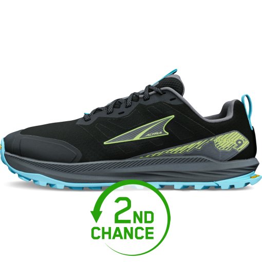 Produktbild von Altra Lone Peak 9+ Trailrunning Schuhe Herren - Black/Lime - B-Ware
