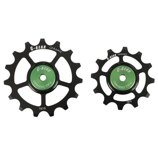 Immagine prodotto da C-Bear OCM-X Ruote del Deragliatore a Forcella - Full Ceramic - Shimano Dura Ace 12 velocità - R9250