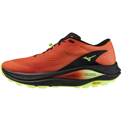 Photo produit de Mizuno Neo Accera Chaussures trail running unisexes - Orange.com/Lime Pulp/Black
