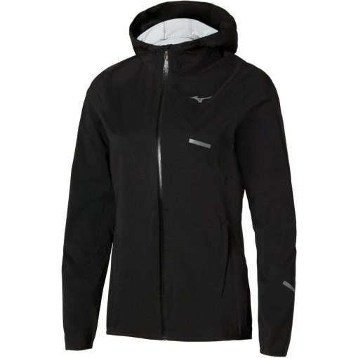 Photo produit de Mizuno Trail Waterproof 20K Veste de running à capuche pour femmes - Black