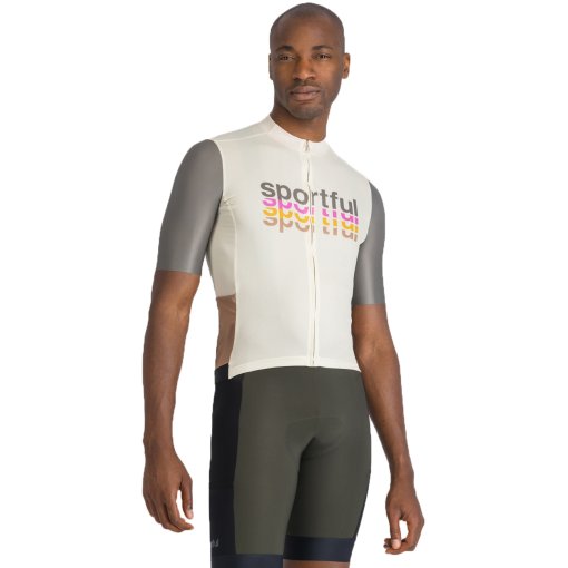 Zdjęcie: Sportful Supergiara 2 Logo Koszulka z krótkim rękawem dla mężczyzn - 105 Cream